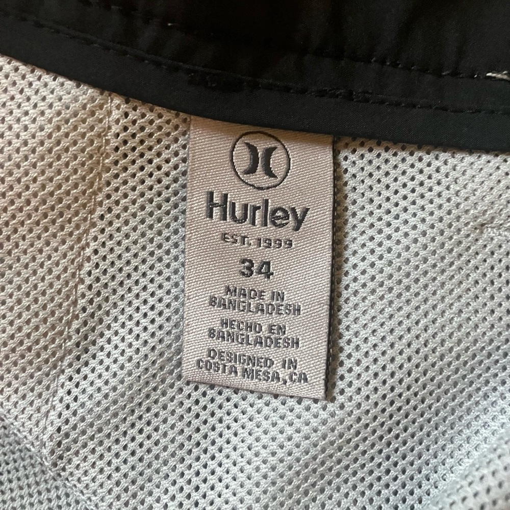 Hurley Performance Shorts Golf Light Gray 34 - Picture 2 of 3